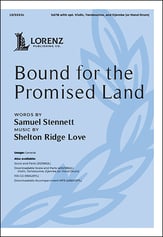 Bound for the Promised Land SATB choral sheet music cover